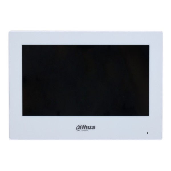 Dahua Vth2123GW-W-S2 Interior Monitor 7 "Hybrid WiFi / 2-Wire Superfície para player de vídeo Toque em SD 6E / 1S Alarme Branco