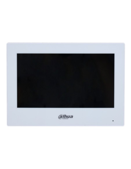Dahua Vth2123GW-W-S2 Interior Monitor 7 "Hybrid WiFi / 2-Wire Superfície para player de vídeo Toque em SD 6E / 1S Alarme Branco