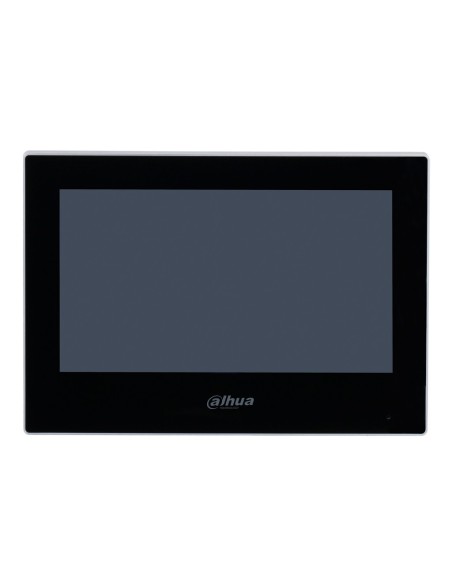 Dahua Vth2621g-WP Interior Monitor 7 "Superfície Para Vídeo Payfi Payi Poe 6e 1S Alarme Preto