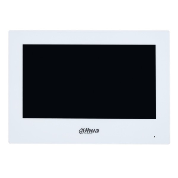 Dahua Vth2622GW-W Monitor Interior 7 "Superfície Para Vídeo Payment Payment Wifi / 2-Fio 6E 1S Alarme Branco