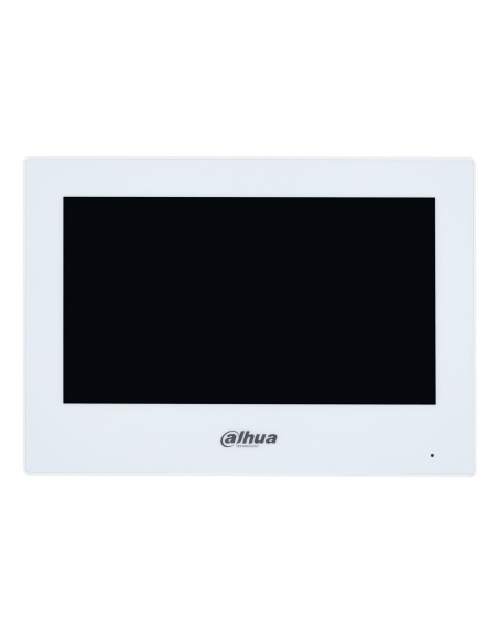 Dahua Vth2622GW-W Monitor Interior 7 "Superfície Para Vídeo Payment Payment Wifi / 2-Fio 6E 1S Alarme Branco