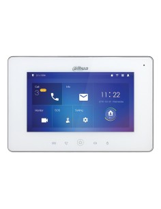 Comprar DAHUA VTH5221DW-S2 Monitor Interior 7" de Superficie para Videoportero IP WiFi PoE SD 6E 1S Alarma Blanco VTH5221DW-S2