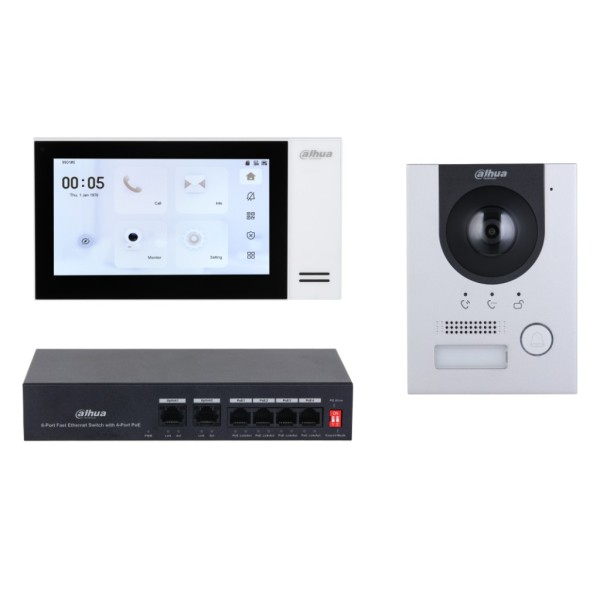 Comprar DAHUA KTP01L-S2(F) Kit Videoportero IP exterior para Insertar + monitor interior KTP01L-S2(F)