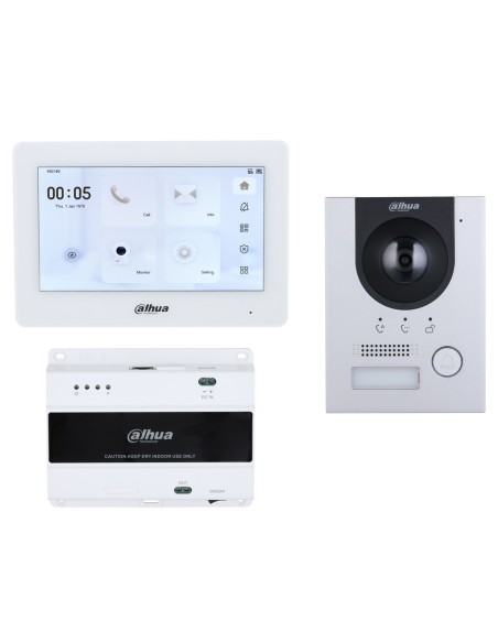 Comprar DAHUA KTD01L-S3(S) Kit Videoportero 2-hilos IP exterior para Superfície + monitor interior KTD01L-S3(S)
