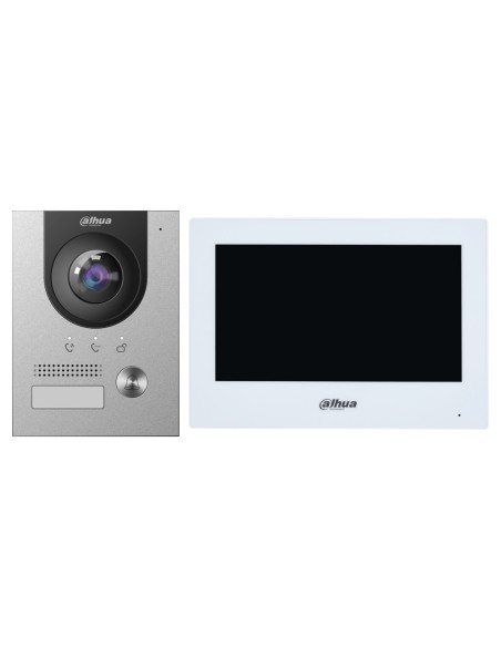 Comprar DAHUA KTD02(S) Kit Videoportero 2-hilos IP exterior para Superfície + monitor interior 2-hilos y WiFi KTD02(S)