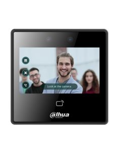 Dahua Asi3213A-W Leitor Autônomo LCD 4.3 "Reconhecimento facial Toque + PIN + CARTÃO