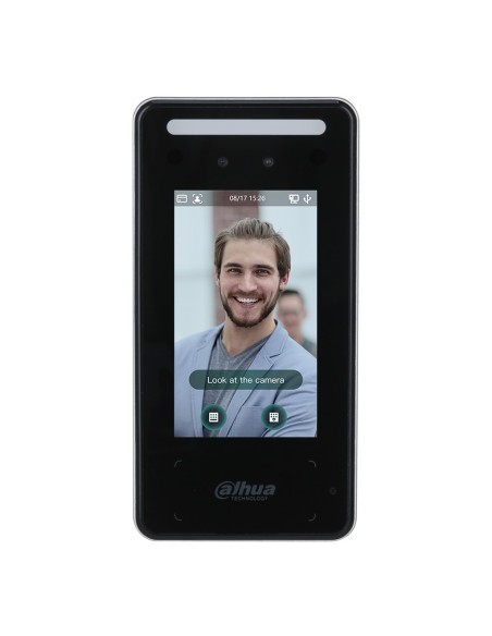 Comprar DAHUA ASI6213J-MW-V1 Lector Autónomo LCD 4.3" táctil de Reconocimiento Facial+PIN+Tarjeta+QR WiFi 2.4GHz IP65 ASI6213J-M