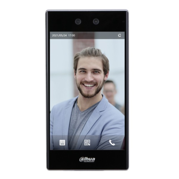 Dahua Asi8213S-W-V1 LCD 8 "Reconhecimento facial Toque + PIN + CARTÃO + QR WIFI 2.4GHZ IP65