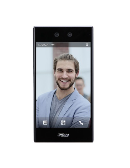 Dahua Asi8213S-W-V1 LCD 8 "Reconhecimento facial Toque + PIN + CARTÃO + QR WIFI 2.4GHZ IP65
