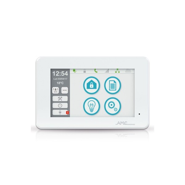 AMC Elettronica Unika Touch Teclboard com tela de 5 polegadas