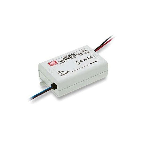 Comprar MEAN WELL APV-35-36 Alimentador AC/DC 36V 1A 36W Especial para PFM801/810 (Vídeo+Alimentación Larga Distancia) APV-35-36