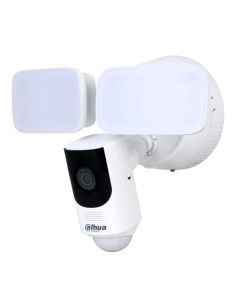 Dahua IPC-WL46A IP Camera H265 4M com foco duplo 30m + IR10M e refletor de sirene 2.8mm IP65 mic he / s pir wifi