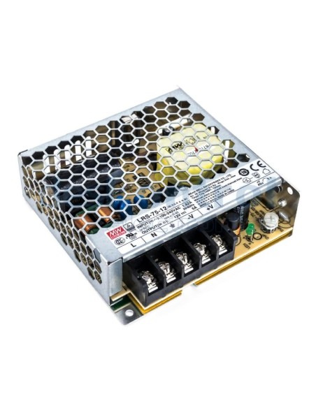 Comprar MEAN WELL LRS-75-12 Fuente Alimentación Conmutada 72W 12VDC 6A LRS-75-12