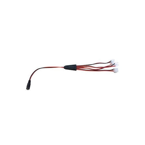 Acheter DRUTP WCABLE Câble de distribution d’alimentation DC JACK, 1 entrée femelle vers 4 sorties avec bornier