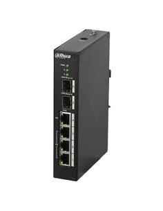 Comprar DAHUA PFS4206-4P-120 Switch Rango Temp Extendida PoE 3 puertos 10/100 + 1 puerto Gigabit + 2SFP 120W 802.3at Gestionable