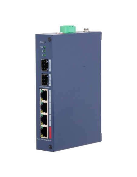Comprar DAHUA CHS4206-4ET-90 Switch Hardened PoE 4 puertos 10/100 + 2SFP Gigabit 90W Gestionable en Cloud Layer2 CHS4206-4ET-90