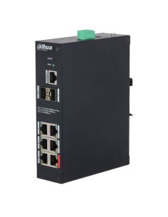 Comprar DAHUA HS4208-4GT-90 Switch Hardened PoE 4 puertos Gigabit +2RJ45 Gigabit +2SFP Gigabit 90W Gestionable Layer2 HS4208-4GT