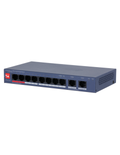 Comprar DAHUA CS4010-8ET2GT-110 Switch PoE 8 puertos 10/100 + 2RJ45 Uplink Gigabit 110W Gestionable en Cloud Layer2 CS4010-8ET2G