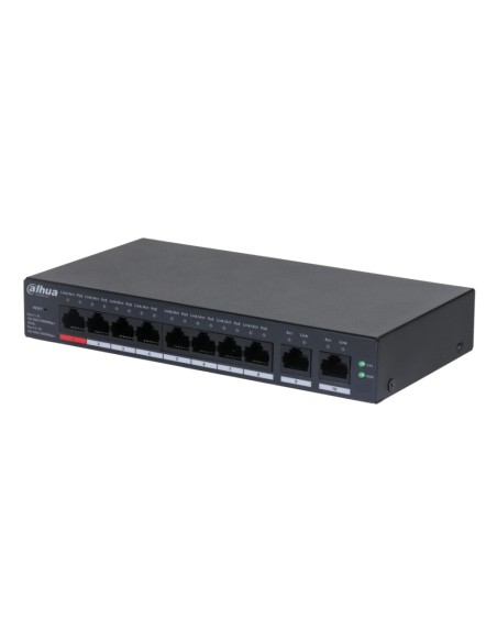 Dahua-CS4010-8GT-110-switch Poe 8 Ports Gigabit + 2RJ45 Uplink Gigabit 110W Gerente em Nuvem Layer2