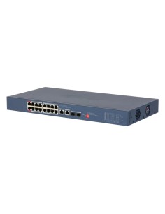Comprar DAHUA CS4218-16ET-135-V2 Switch PoE 16 puertos 10/100 + 2 Combo Gigabit RJ45/SFP Uplink 135W Gestionable en Cloud Layer2