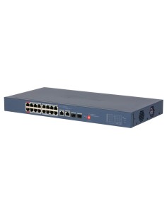 Comprar DAHUA CS4218-16ET-190-V2 Switch PoE 16 puertos 10/100 + 2 Combo Gigabit RJ45/SFP Uplink 190W Gestionable en Cloud Layer2