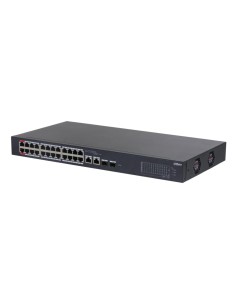 Comprar DAHUA CS4226-24ET-375 Switch PoE 24 puertos 10/100 + 2 Combo Gigabit RJ45/SFP Uplink 375W Gestionable en Cloud Layer2 CS