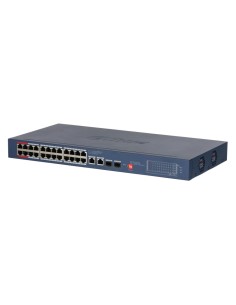 Comprar DAHUA CS4228-24GT-375-V2 Switch PoE 24 puertos Gigabit + 2 Uplink Gigabit RJ45 + 2SFP Gigabit 375W Gestionable en Cloud 