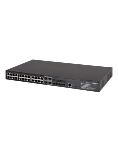 Dahua AS5500-24GT4XF-370 Switch PoE 24 Portas Gigabit + 4 Combo Gigabit SFP / SFP + 10Gbps 370W Layer3