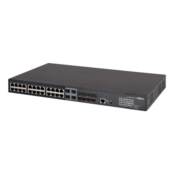 Dahua AS5500-24GT4XF-370 Switch PoE 24 Portas Gigabit + 4 Combo Gigabit SFP / SFP + 10Gbps 370W Layer3