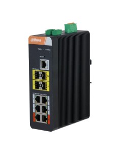 Dahua IS4410-6GT-120 Switch Poe 2.0 Industrial 6 Portas Gigabit + 4SFP UpLink Gigabit 120W Managol Layer2