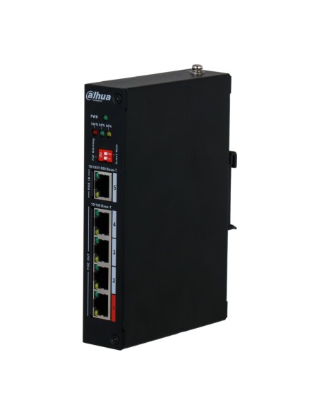 Comprar DAHUA PFT1500 Extensor PoE 4 puertos 10/100 + 1 Uplink Gigabit PoE-In PFT1500