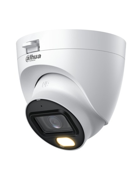 Dahua HAC-HAC-HADW1239TLQ-IL-A-0280B-S3 HDCVI Minidomo 4N1 2M 1080P WDR LED30M / IR30M Luz inteligente + 2.8mm MIC IP67