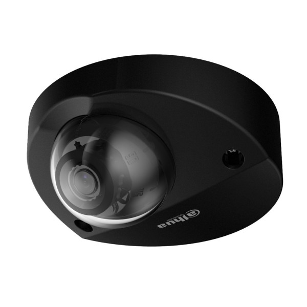 Dahua HAC-HAC-HADBW2241F-A-0280B-B Dome HDCVI 4PE1 2M 1080P DN ICR WDR Starlight IR20M 0lux 2.8mm IP67 IK10 MIC Cor Preto