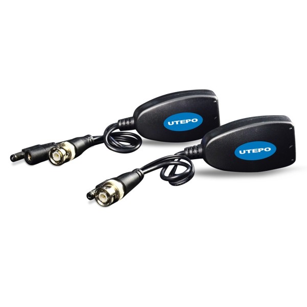 Comprar UTEPO UTP101PV-HD12 Kit Conversor UTP Vídeo+Alimentación para HDCVI/TVI/AHD hasta 1080P con RJ45 (2uds) UTP101PV-HD12