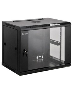 DRUTP Rack6U600450 Roupeiro Rack Mural 19 "600x450 + Bandeja + Trial de alumínio 6 leva + ventilador