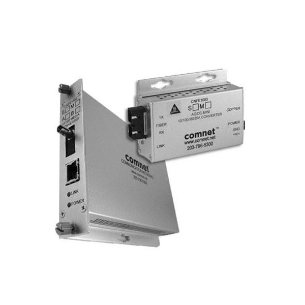 Conversor de mídia CNFE1003SAc2-M Mini 100 Mbps / SM SC 2 Fibra