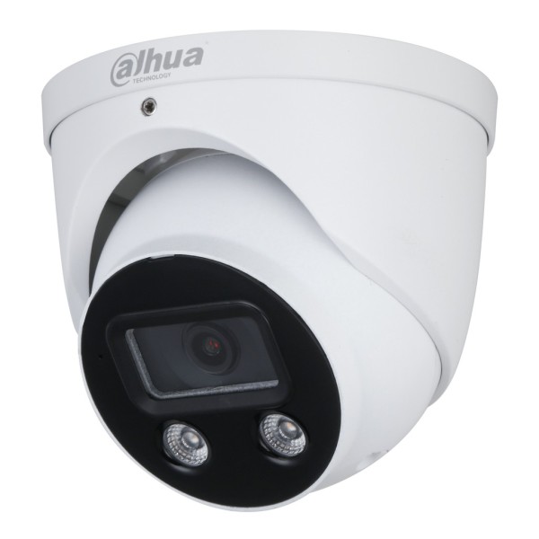 Dahua IPC-HDW5241H-ASE-PV Minidomo IP H265 AI 2M DN Inteligente WDR Starlight Dual Lighting LED50m / Ir50m 2.8mm IP67 PoE SD Áud