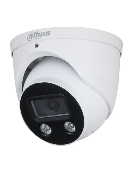 Dahua IPC-HDW5241H-ASE-PV Minidomo IP H265 AI 2M DN Inteligente WDR Starlight Dual Lighting LED50m / Ir50m 2.8mm IP67 PoE SD Áud