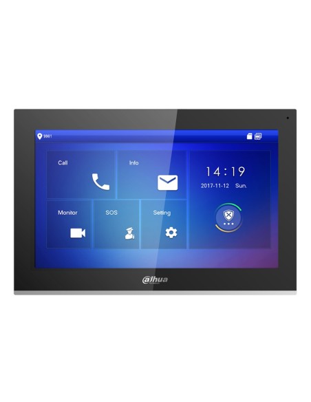 Dahua Vth5441G 10 "Monitor Interior de Superfície para Vídeo PoE SD 6E 1S Alarme