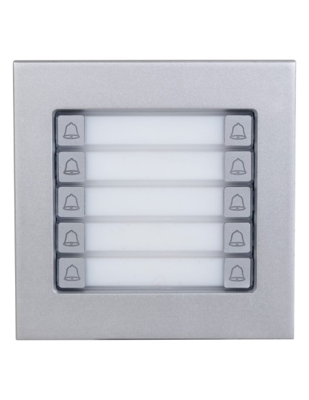 Comprar DAHUA VTO4202F-MDB10 Estación Exterior Modular para Videoportero IP con 10 Botones para Series VTO4202F-X VTO4202F-MDB10