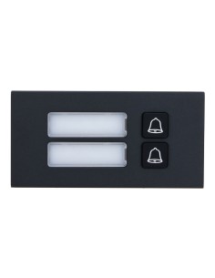 Comprar DAHUA VTO4202FB-MB2 Estación Exterior Modular para Videoportero IP con 2 Botones para Series VTO4202FB-X. Color Negro VT