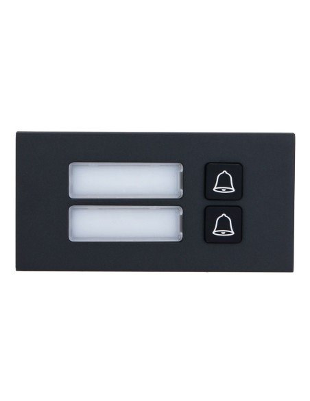 Comprar DAHUA VTO4202FB-MB2 Estación Exterior Modular para Videoportero IP con 2 Botones para Series VTO4202FB-X. Color Negro VT