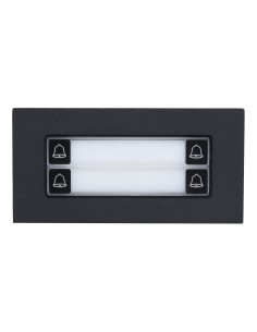 Comprar DAHUA VTO4202FB-MDB4 Estación Exterior Modular para Videoportero IP con 4 Botones para Series VTO4202F-X. Color Negro VT