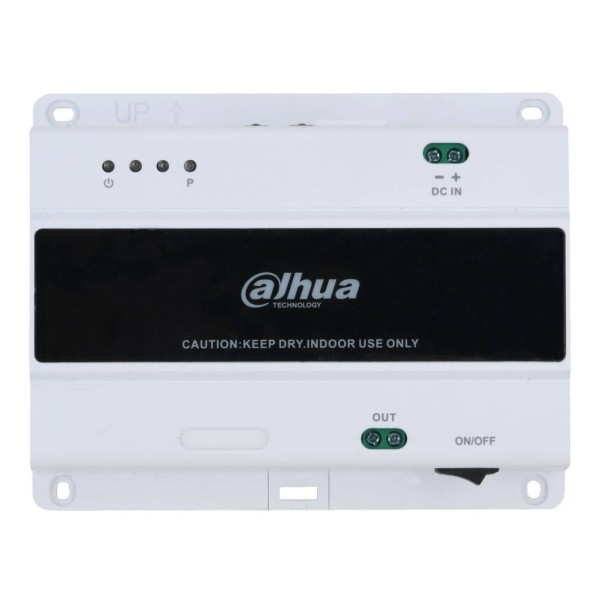 Dahua VTNS1001B-2-A Switch 1 Porta 2 - Threads para VTO DAHUA, 48VDC inclui uma fonte