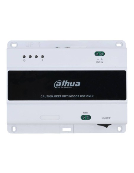 Comprar DAHUA VTNS1001B-2-A Switch 1 puerto 2-hilos para VTO Dahua, 48Vdc incluye fuente VTNS1001B-2-A