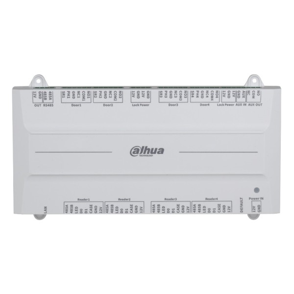 Dahua ASC4204B-S controlador 4 portas / 1 endereço para DIN Rail Wiegand RS-485