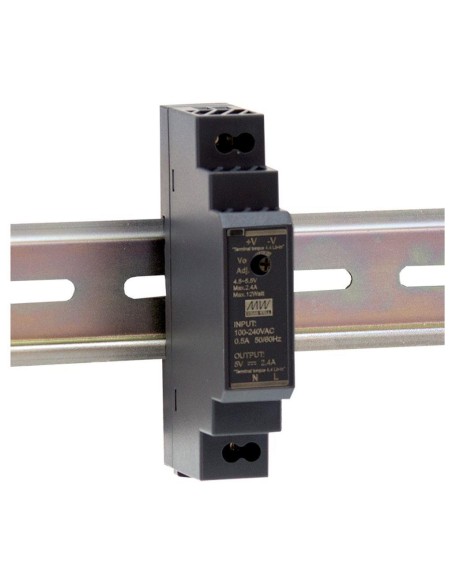 Comprar MEAN WELL HDR-15-12 Fuente Alimentación Conmutada para Carril DIN 15W 12VDC 1.25A HDR-15-12