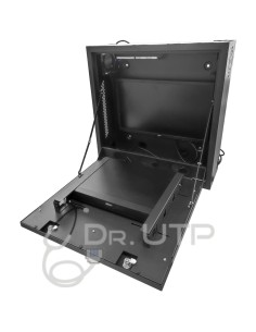 Drutp verticaldvrbox vertical bunker para gravador e tela com 2 chaves, ventilador e cabos