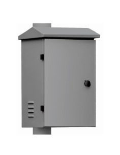 Gabinete de integração OEM Baculo-Box-SH-22-Cinza. Caixa de aço 350x450x250 para o pessoal de 6m. Cinza