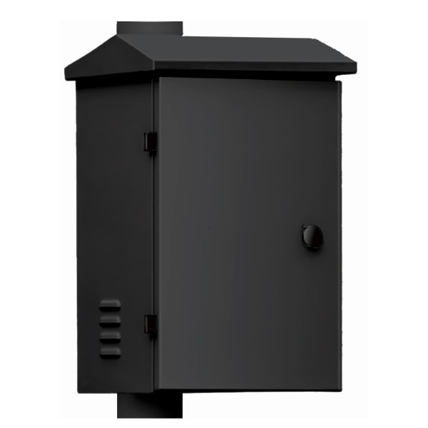 Gabinete de integração OEM Baculo-Box-SH-22-preto. Caixa de aço 350x450x250 para o pessoal de 6m. Preto